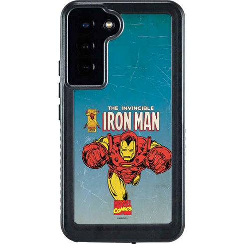 Marvel Classic Comics The Invincible Iron Man Galaxy S23 Plus Waterproof Case