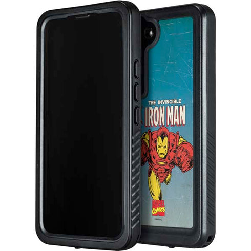 Marvel Classic Comics The Invincible Iron Man Galaxy S23 Plus Waterproof Case