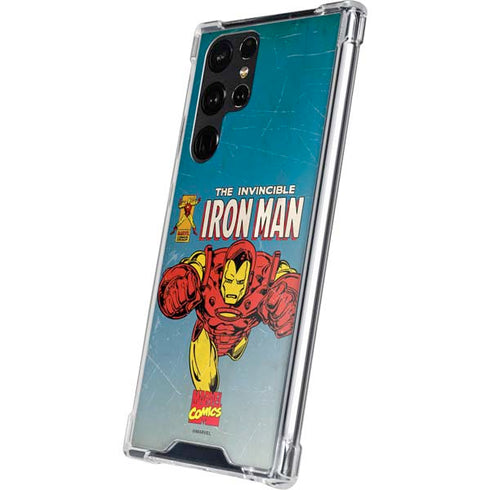 Marvel Classic Comics The Invincible Iron Man Galaxy S23 Ultra Clear Case