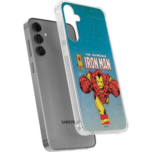 Marvel Classic Comics The Invincible Iron Man Galaxy S24 Plus Clear Case