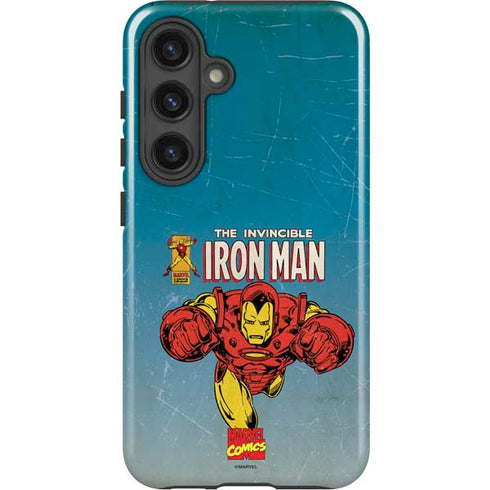 Marvel Classic Comics The Invincible Iron Man Galaxy S24 Plus Impact Case