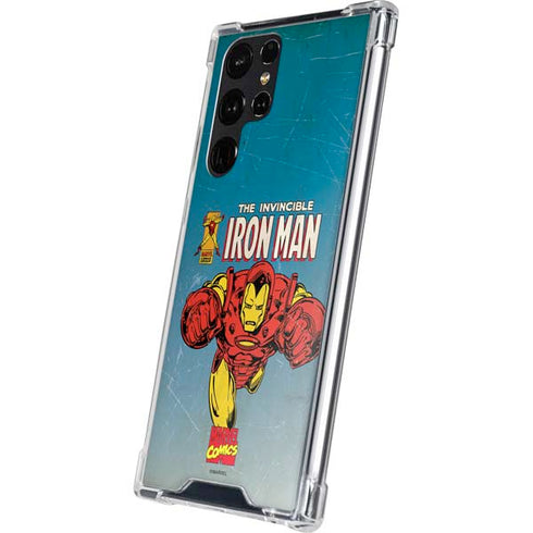 Marvel Classic Comics The Invincible Iron Man Galaxy S24 Ultra Clear Case