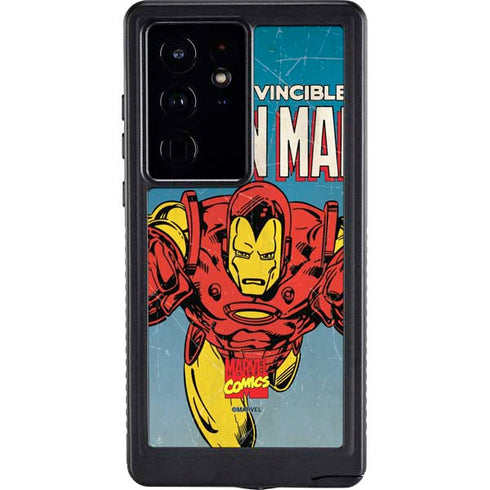 Marvel Classic Comics The Invincible Iron Man Galaxy S24 Ultra Waterproof Case