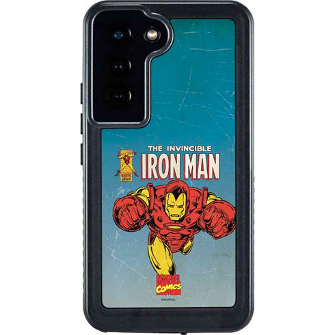 Marvel Classic Comics The Invincible Iron Man Galaxy S24 Waterproof Case