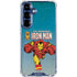 Marvel Classic Comics The Invincible Iron Man Galaxy S25 Plus Clear Case