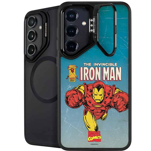 Marvel Classic Comics The Invincible Iron Man Galaxy S25 Plus Kickstand Case