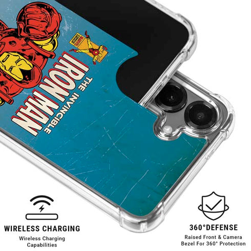 Marvel Classic Comics The Invincible Iron Man Galaxy S26 Clear Case