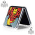 Marvel Classic Comics The Invincible Iron Man Galaxy Z Flip6 Clear Case