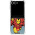 Marvel Classic Comics The Invincible Iron Man Galaxy Z Flip7 Clear Case