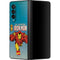 Marvel Classic Comics The Invincible Iron Man Galaxy Z Fold3 5G Skin