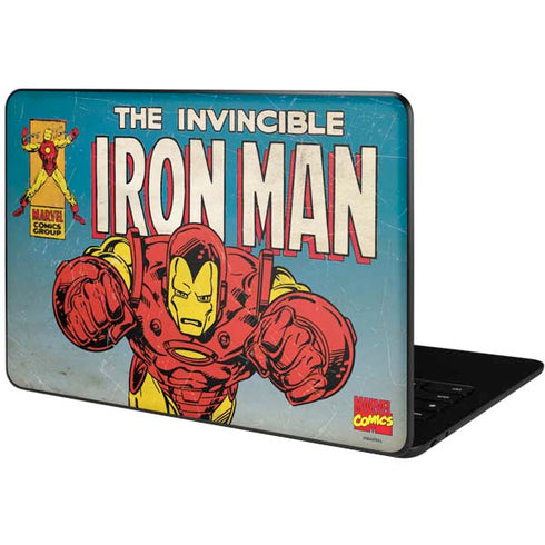 Marvel Classic Comics The Invincible Iron Man Google Pixelbook Go Skin