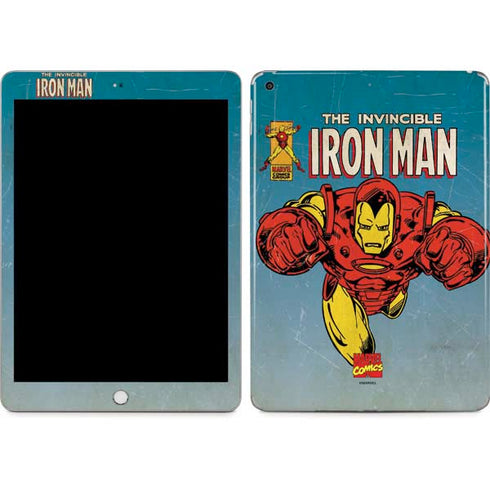 Marvel Classic Comics The Invincible Iron Man Apple iPad Skin