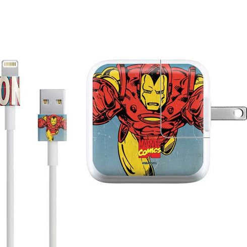 Marvel Classic Comics The Invincible Iron Man iPad Charger (10W USB) Skin