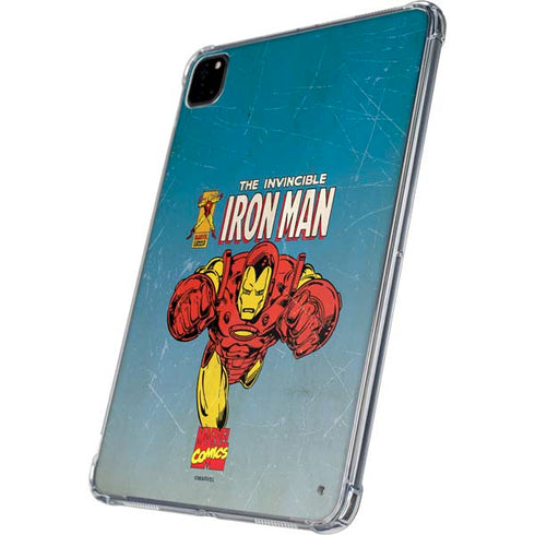 Marvel Classic Comics The Invincible Iron Man iPad Pro 11in (2024) Clear Case