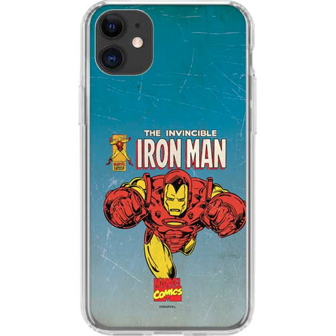 Marvel Classic Comics The Invincible Iron Man iPhone 11 Clear Case