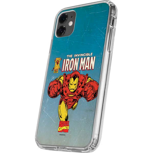 Marvel Classic Comics The Invincible Iron Man iPhone 11 Clear Case