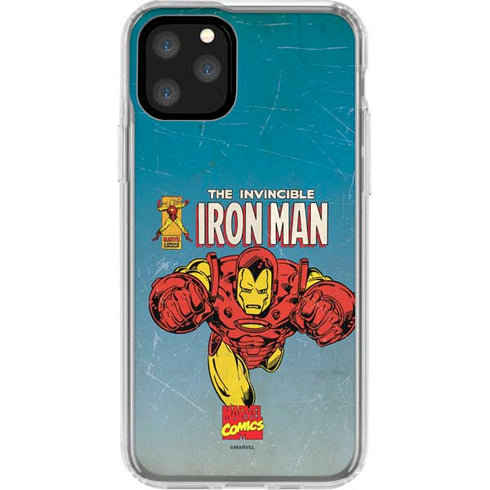 Marvel Classic Comics The Invincible Iron Man iPhone 11 Pro Clear Case