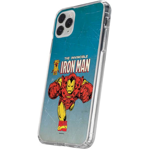 Marvel Classic Comics The Invincible Iron Man iPhone 11 Pro Clear Case