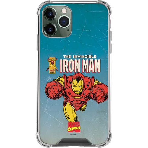 Marvel Classic Comics The Invincible Iron Man iPhone 11 Pro Max Clear Case