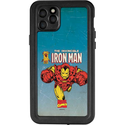 Marvel Classic Comics The Invincible Iron Man iPhone 11 Pro Max Waterproof Case