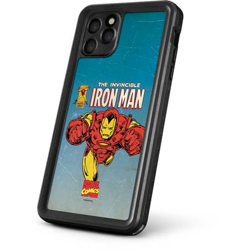 Marvel Classic Comics The Invincible Iron Man iPhone 11 Pro Max Waterproof Case