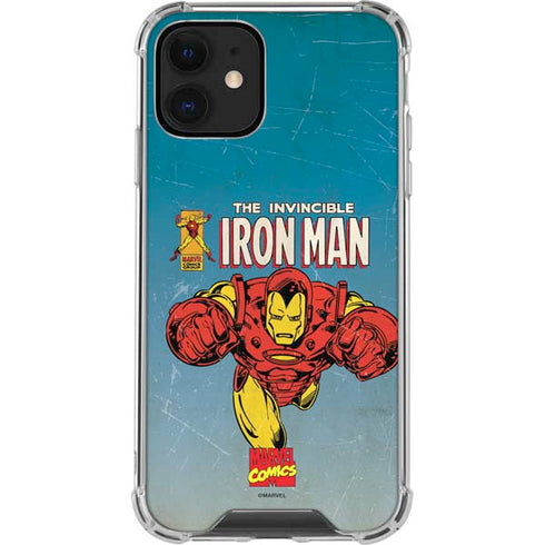 Marvel Classic Comics The Invincible Iron Man iPhone 12 Clear Case