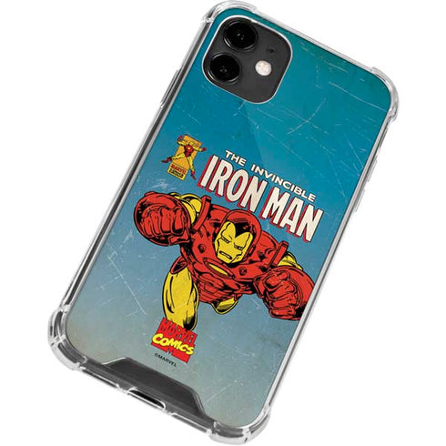 Marvel Classic Comics The Invincible Iron Man iPhone 12 Clear Case