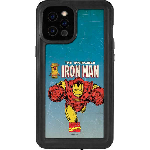 Marvel Classic Comics The Invincible Iron Man iPhone 12 Pro Max Waterproof Case