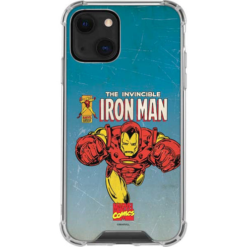 Marvel Classic Comics The Invincible Iron Man iPhone 13 Mini Clear Case