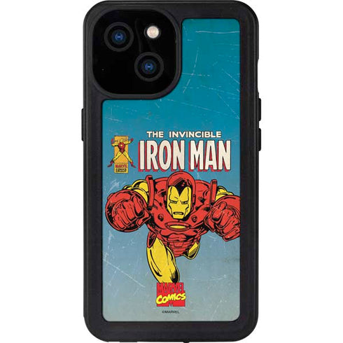 Marvel Classic Comics The Invincible Iron Man iPhone 13 Mini Waterproof Case