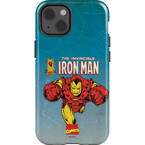 Marvel Classic Comics The Invincible Iron Man iPhone 14 Impact Case