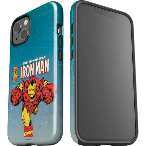 Marvel Classic Comics The Invincible Iron Man iPhone 14 Impact Case