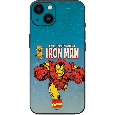 Marvel Classic Comics The Invincible Iron Man iPhone 14 Plus Skin