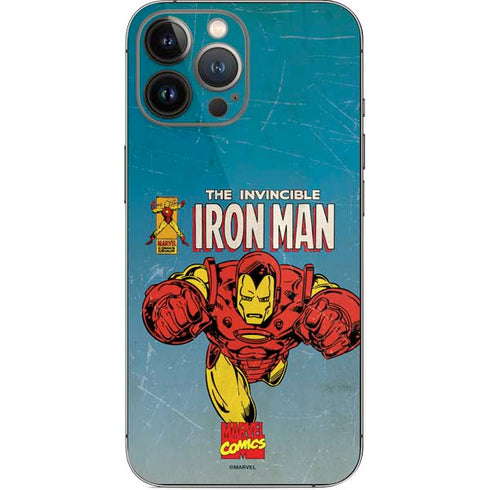 Marvel Classic Comics The Invincible Iron Man iPhone 14 Pro Max Skin