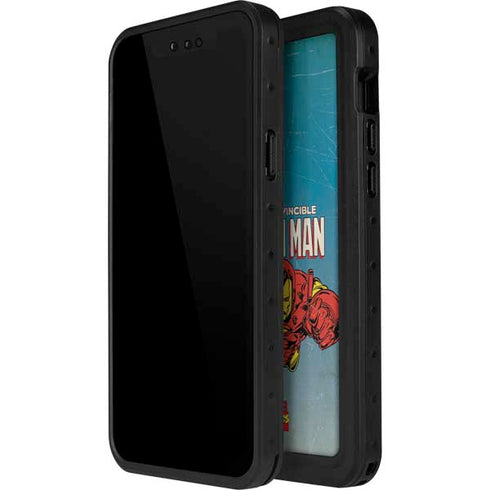 Marvel Classic Comics The Invincible Iron Man iPhone 14 Pro Max Waterproof Case