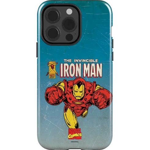 Marvel Classic Comics The Invincible Iron Man iPhone 15 Pro Impact Case
