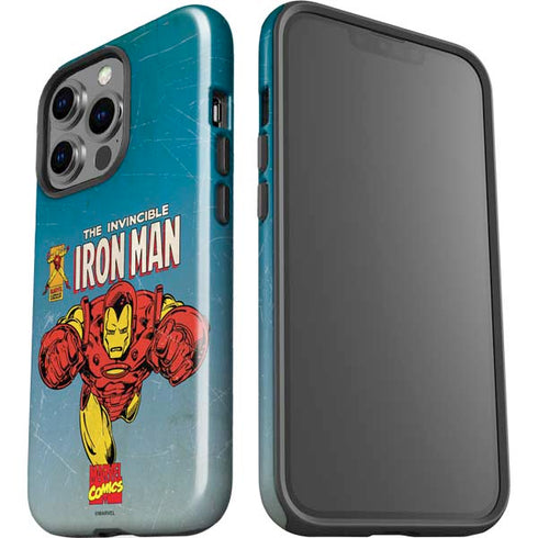 Marvel Classic Comics The Invincible Iron Man iPhone 15 Pro Impact Case