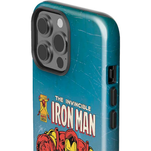 Marvel Classic Comics The Invincible Iron Man iPhone 15 Pro Max Impact Case