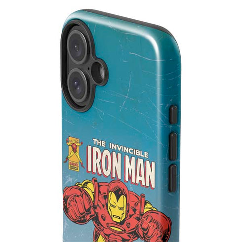 Marvel Classic Comics The Invincible Iron Man iPhone 16 Impact Case