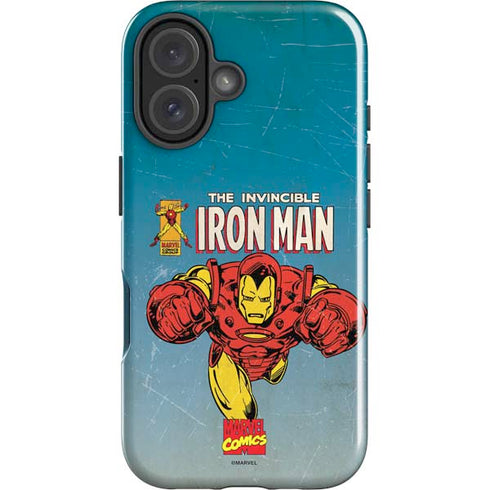 Marvel Classic Comics The Invincible Iron Man iPhone 16 Plus Impact Case