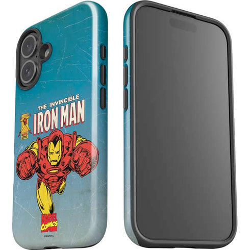 Marvel Classic Comics The Invincible Iron Man iPhone 16 Plus Impact Case