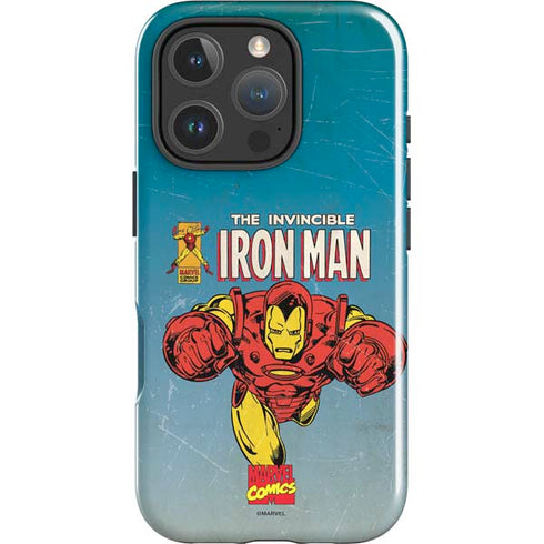 Marvel Classic Comics The Invincible Iron Man iPhone 16 Pro Impact Case