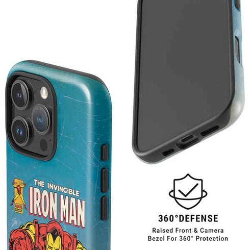 Marvel Classic Comics The Invincible Iron Man iPhone 16 Pro Max Magsafe Impact Case