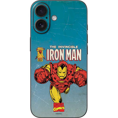 Marvel Classic Comics The Invincible Iron Man iPhone 16 Skin