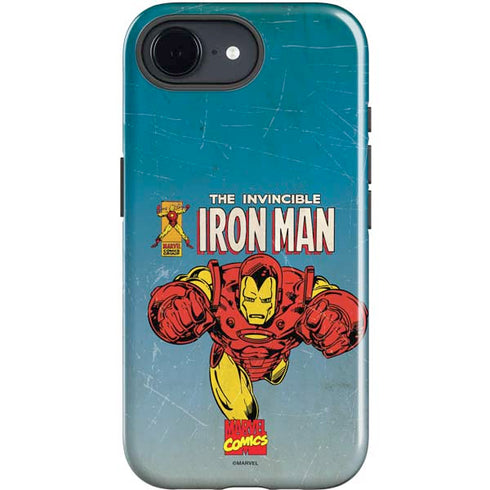 Marvel Classic Comics The Invincible Iron Man iPhone 16e Impact Case