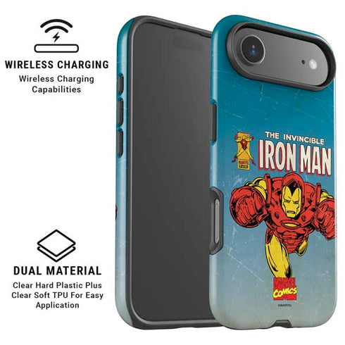 Marvel Classic Comics The Invincible Iron Man iPhone 17 Air Magsafe Impact Case