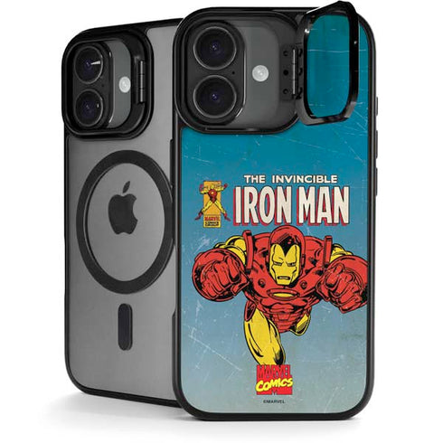 Marvel Classic Comics The Invincible Iron Man iPhone 17 Kickstand Case