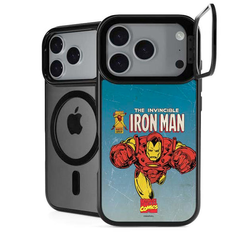 Marvel Classic Comics The Invincible Iron Man iPhone 17 Pro Max Kickstand Case