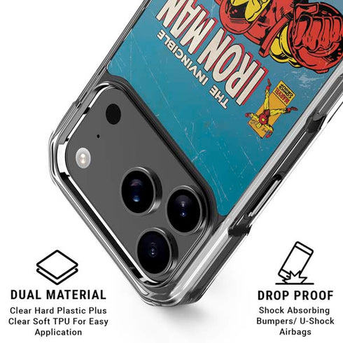 Marvel Classic Comics The Invincible Iron Man iPhone 17 Pro Max MagSafe Case