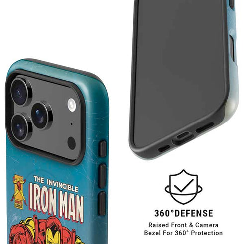 Marvel Classic Comics The Invincible Iron Man iPhone 17 Pro Max Magsafe Impact Case